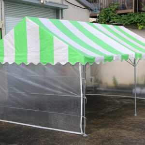 透明幕　12.6m x 1.8m