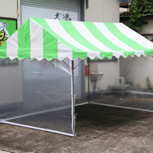 透明幕　9m x 1.9m